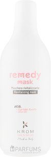 Восстанавливающая маска с растительным кератином и маслом оливы Krom Remedy Mask 1000 мл 81280 фото
