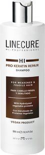 Шампунь відновлюючий Linecure Vegan Pro Keratin Repair, HIPERTIN 300 мл 4675 фото