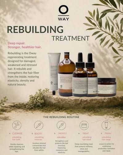 Маска для реконструкции волос Oway Rebuilding Hair Mask 500 мл 8029352368288 фото