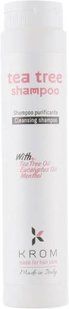 Шампунь очищающий с ментолом, маслами чайного дерева и эвкалипта Krom Tea Tree Shampoo 250 мл 81024 фото