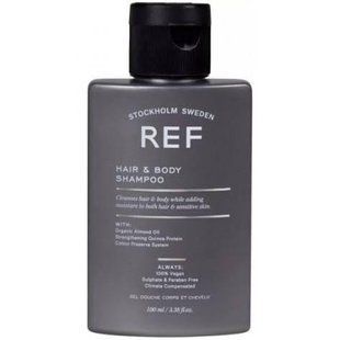Шампунь-гель для душу чоловічий REF Hair & Body Shampoo, 100 мл 25515 фото