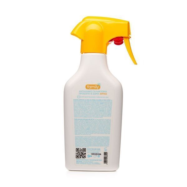 Солнцезащитный крем-спрей для тела и лица Lavish Care FAMILY SUNSCREEN MILK SPRAY FACE AND BODY SPF 50 300мл 668592 фото