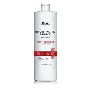 Восстанавливающий шампунь с кератином Mirella Hair Care Reconstructing Shampoo, 1000 мл MI125 фото
