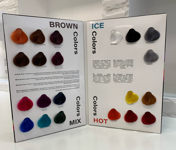 Тонуюча маска для волосся (без аміаку) відтінок Темний фіолет Krom EMOTION COLOR MASK 250 мл 81609 фото