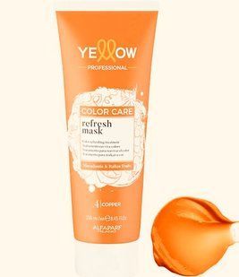 YELLOW COLOR CARE Тонирующая цветная маска Cooper.4 250 мл y0004 фото