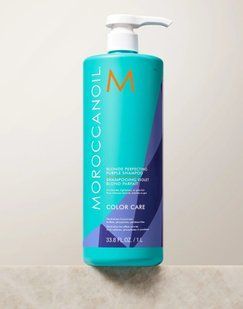 онуючий шампунь з фіолетовим пігментом MoroccanOil Blonde Perfecting Purple Shampoo 1000 мл 200001 фото