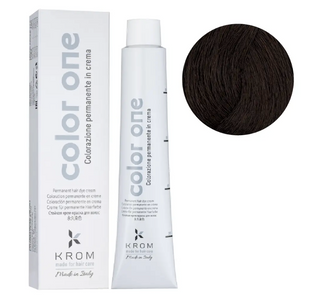 Стойкая крем-краска для волос Krom Color One 100 ml  4 cola 81104 фото
