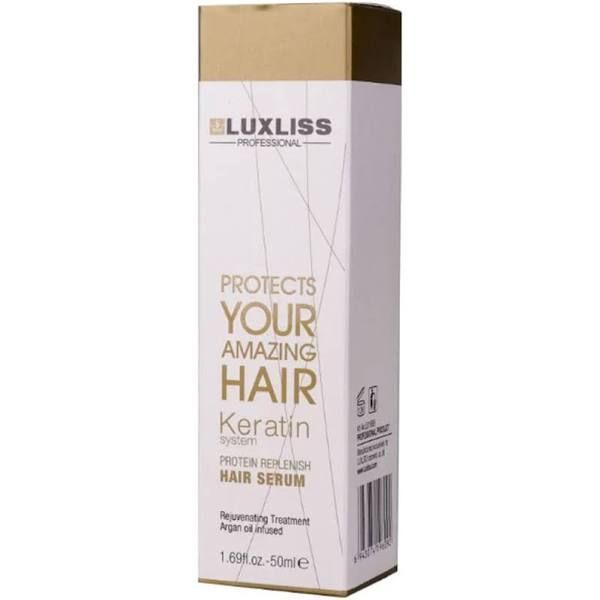Кератиновое масло Luxliss Keratin Protein Replenish Hair Serum 50 мл LS19585 фото
