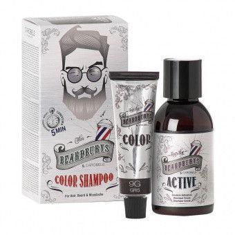 Набор для окрашивания 9G (серый) для волос, бороды и усов (30мл/45мл) Beardburys 412601 фото