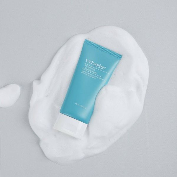 Очищувальна пінка для чутливої шкіри обличчя Vvbetter 5.5 Soothing Cleansing Foam 120мл 1482509 фото