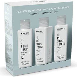 Набор для восстановления волос Framesi Morphosis Restructure Kit Mini, 3*100 ml A03553 фото