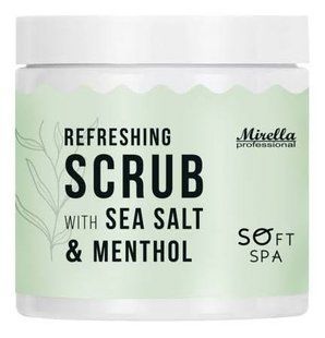 Освежающий скраб с морской солью и ментолом Mirella Soft Spa 500 мл MI170a фото