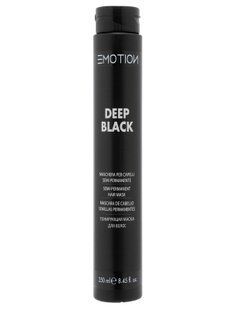 Tонирующая маска для волос оттенок Deep Black - Глубокий чорный EMOTION COLOR MASK 250 мл 81610 фото
